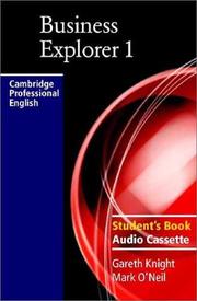 Cover of: Business Explorer 1 Audio cassette (Business Explorer) by 