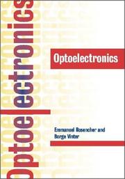 Optoelectronics by Emmanuel Rosencher, Borge Vinter