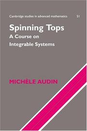 Cover of: Spinning Tops by Michhle Audin, Mich^D`ele Audin