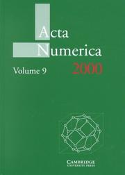 Cover of: Acta Numerica 2000 (Acta  Numerica)