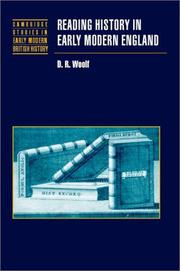 Cover of: Reading history in early modern England by D. R. Woolf
