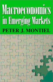 Cover of: Macroeconomics in Emerging Markets