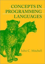 Cover of: Concepts in Programming Languages by John C. Mitchell, Krzysztof Apt