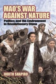 Cover of: Mao's War against Nature by Judith Shapiro