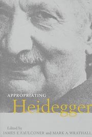 Cover of: Appropriating Heidegger by 