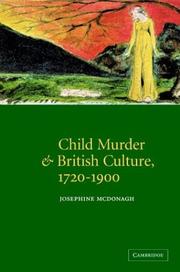 Cover of: Child murder and British culture, 1720-1900