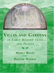 Cover of: Villas and Gardens in Early Modern Italy and France (Cambridge Studies in New Art History and Criticism) | 