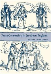 Cover of: Press censorship in Jacobean England