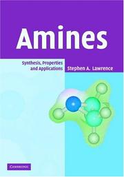 Cover of: Amines by Stephen A. Lawrence