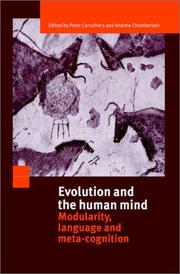 Cover of: Evolution and the Human Mind: Modularity, Language and Meta-Cognition