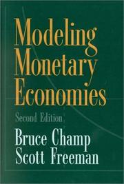 Cover of: Modeling Monetary Economies