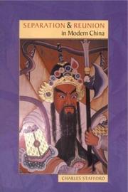 Cover of: Separation and reunion in modern China