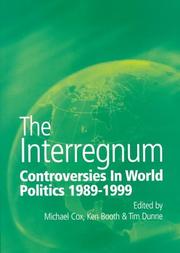 Cover of: The interregnum | 