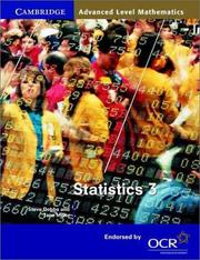 Cover of: Statistics 3 & 4 for OCR (Cambridge Advanced Level Mathematics)
