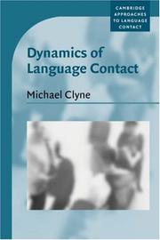 Cover of: Dynamics of language contact: English and immigrant languages