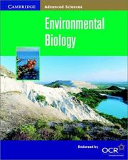 Cover of: Environmental Biology (Cambridge Advanced Sciences)