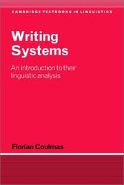 Cover of: Writing Systems by Florian Coulmas, Florian Coulmas