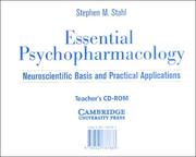 Cover of: Essential Psychopharmacology Teacher's CD-ROM (Essential Psychopharmacology Series)