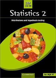 Cover of: SMP 16-19 Statistics 2: Distributions and Hypothesis Testing (School Mathematics Project 16-19)