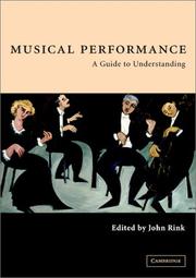 Cover of: Musical Performance: A Guide to Understanding