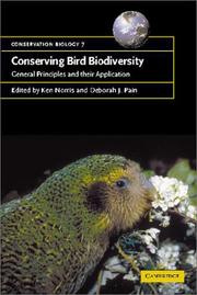 Cover of: Conserving Bird Biodiversity | 