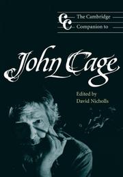 Cover of: The Cambridge Companion to John Cage (Cambridge Companions to Music) by David Nicholls
