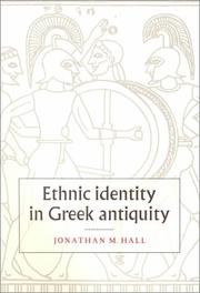 Cover of: Ethnic Identity in Greek Antiquity by Jonathan M. Hall