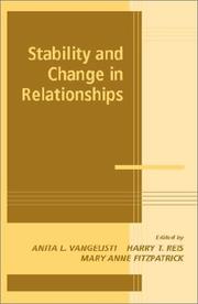 Cover of: Stability and Change in Relationships (Advances in Personal Relationships)
