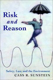 Cover of: Risk and Reason: Safety, Law, and the Environment