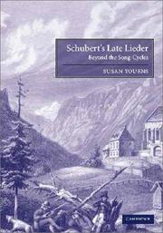Cover of: Schubert's Late Lieder: Beyond the Song-Cycles