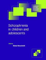 Cover of: Schizophrenia in Children and Adolescents