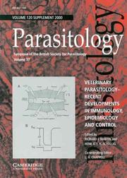 Cover of: Veterinary Parasitology