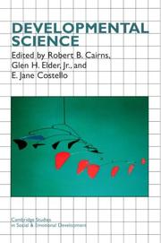 Developmental science by Robert B. Cairns, Glen H. Elder