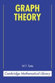 Cover of: Graph Theory | W. T. Tutte