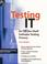 Cover of: Testing IT