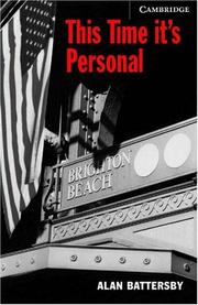 Cover of: This Time It's Personal by Alan Battersby