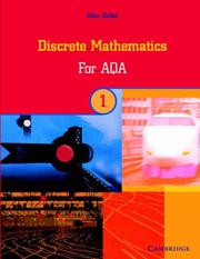Cover of: Discrete Mathematics 1 for AQA