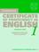 Cover of: Cambridge Certificate of Proficiency in English 1 Teacher's Book