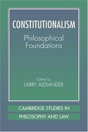 Constitutionalism by Larry Alexander