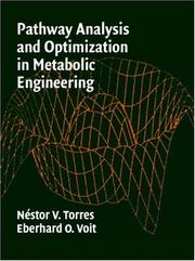 Cover of: Pathway Analysis and Optimization in Metabolic Engineering