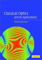 Cover of: Classical Optics & Its Applications