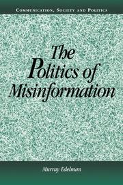 Cover of: The Politics of Misinformation