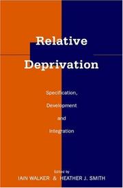Cover of: Relative Deprivation by 