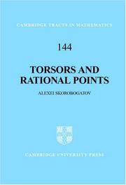 Cover of: Torsors and Rational Points (Cambridge Tracts in Mathematics) by Alexei Skorobogatov