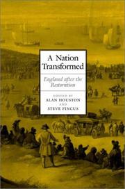 Cover of: A nation transformed: England after the Restoration