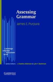 Cover of Assessing grammar