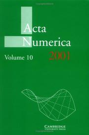 Cover of: Acta Numerica 2001 (Acta  Numerica)