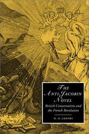 The anti-Jacobin novel by M. O. Grenby