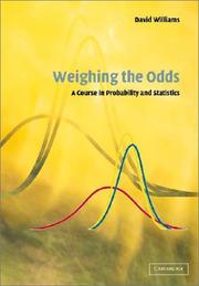 Cover of: Weighing the Odds by David Williams