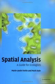 Cover of: Spatial Analysis: A Guide for Ecologists